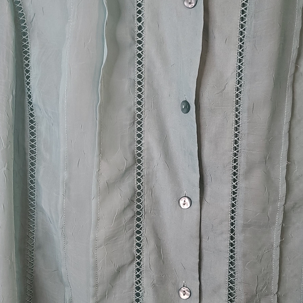 Dress Barn Light Blue Blouse - Picture 3 of 9